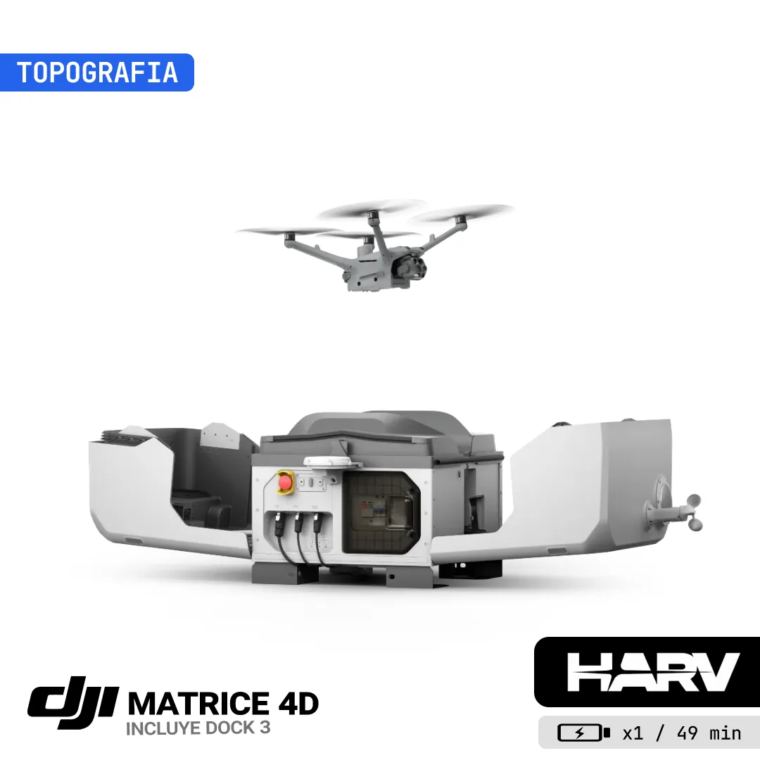 Dron DJI Enterprise Matrice 4D con Estacion Dock 3